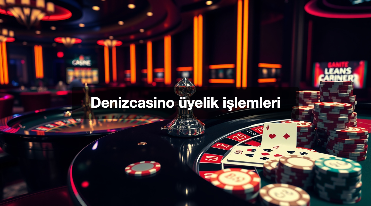 Denizcasino üyelik işlemleri